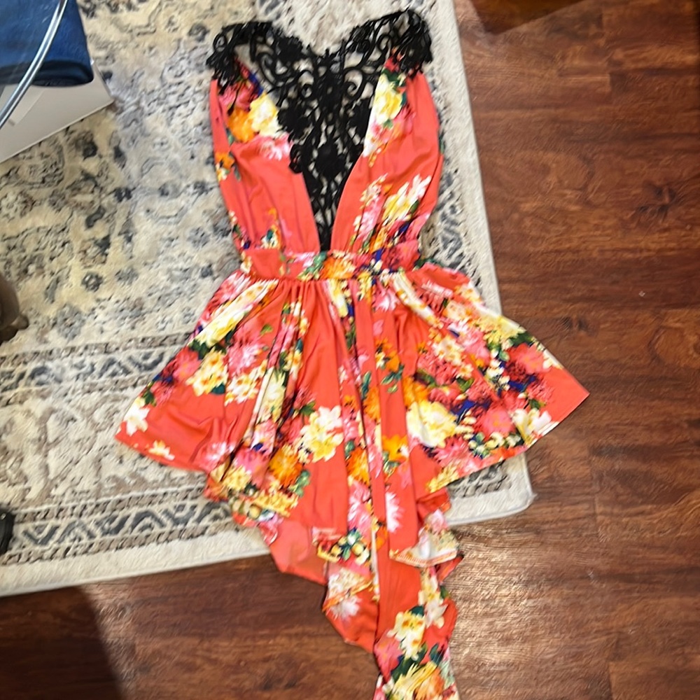 Floral mini dress